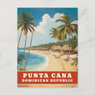 Carte Postale Vintage voyage rétro de Punta Cana République Domi