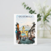 Carte Postale Vintage voyage rétro du Guatemala (Debout devant)