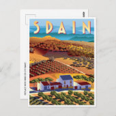 Carte Postale Vintage voyage rétro Espagne tourisme Espana (Devant / Derrière)