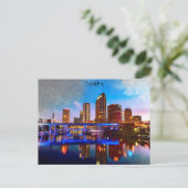 Carte Postale Vintage voyage rétro Tampa Florida (Debout devant)