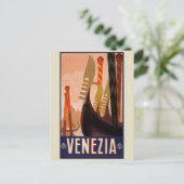 Carte postale Vintage voyage Venice, Italie (Debout devant)