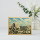 Carte Postale Vintage voyage Yosemite (Debout devant)