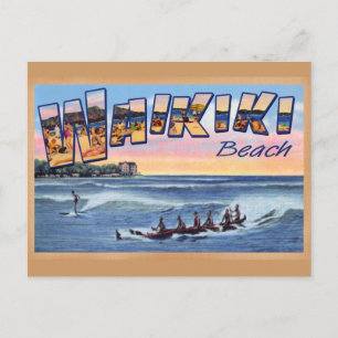 Carte postale vintage Waikiki Beach Club