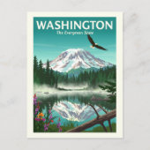 Carte Postale Vintage Washington (Devant)