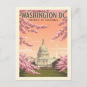Carte Postale Vintage Washington D.C. (Devant)