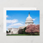 Carte postale vintage Washington DC (Devant / Derrière)