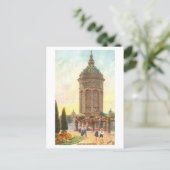 Carte Postale Vintage Water Tower, Mannheim, Germany (Debout devant)
