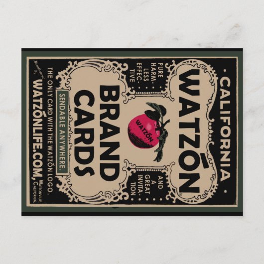 Carte Postale Vintage Watzón © (Devant)