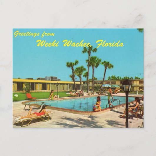 Carte postale vintage Weeki Wachee Florida (Devant)