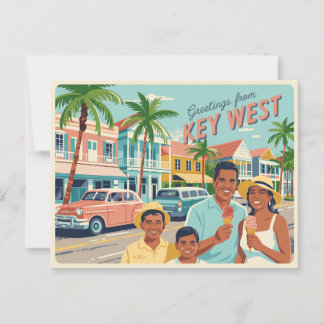 Carte postale vintage West | Salutations de
