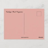 Carte Postale Vintage West Virginia Map (Dos)