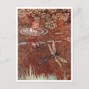 Carte Postale Vintage William H. Robinson de The Water Babies