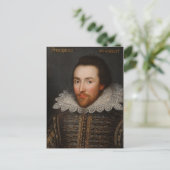 Carte Postale Vintage William Shakespeare Portrait (Debout devant)