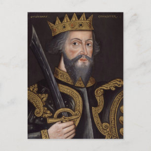 Carte Postale Vintage William The Conqueror Portrait