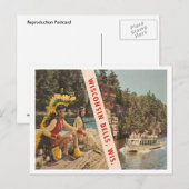 Carte Postale Vintage Wisconsin Dells Wisconsin (Devant / Derrière)