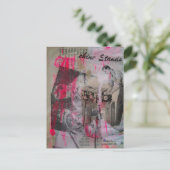 Carte Postale Vintage Working Men Rose Chaud (Debout devant)