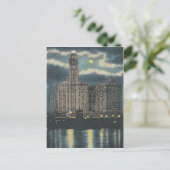 Carte Postale Vintage Wrigley Building Chicago (Debout devant)