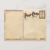 Carte postale vintage Wyoming (Dos)