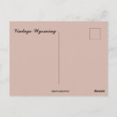 Carte Postale Vintage Wyoming Map (Dos)