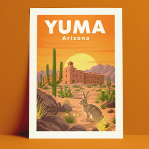 Carte Postale Vintage Yuma Arizona