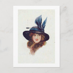 Carte Postale Vintages flappers d'antiquités, portraits de femme