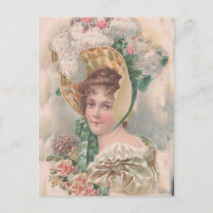 Carte Postale Vintages flappers d'antiquités, portraits de femme