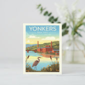 Carte Postale Vintages Yonkers New York (Debout devant)