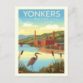 Carte Postale Vintages Yonkers New York (Devant)