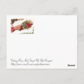 Carte Postale Vintge Bouquet (Dos)