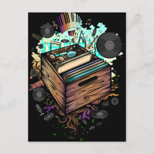 Carte Postale Vinyl Crate