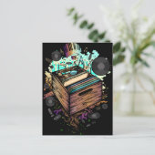 Carte Postale Vinyl Crate (Debout devant)