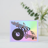 Carte postale Vinyl Record and Notes (Debout devant)