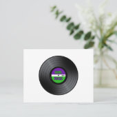 Carte Postale Vinyl Rocks LP (Debout devant)