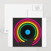 Carte Postale Vinyle rétro (Devant / Derrière)