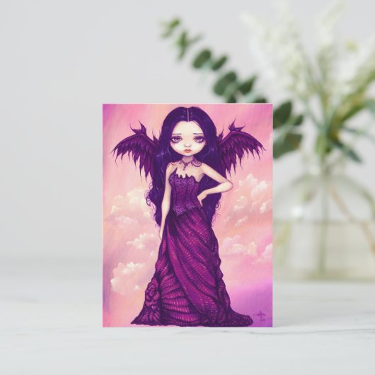 Carte postale "Violet Angel" (Debout devant)