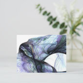 Carte Postale Violet Angel se levant (Debout devant)