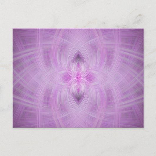 Carte Postale VIOLET - Art fractal - (Devant)