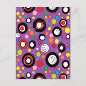 Carte Postale Violet coloré (Devant)