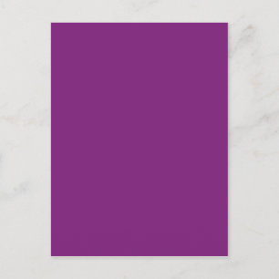 Carte Postale Violet de signalisation