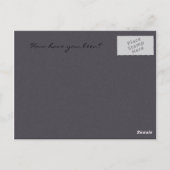Carte Postale Violet Dervish Art Abstrait (Dos)