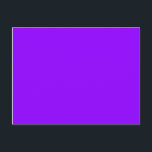 Carte Postale violet électrique couleur<br><div class="desc">violet électrique couleur 8F00FF</div>