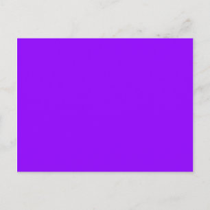 Carte Postale violet électrique couleur