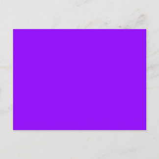 Carte Postale violet électrique couleur