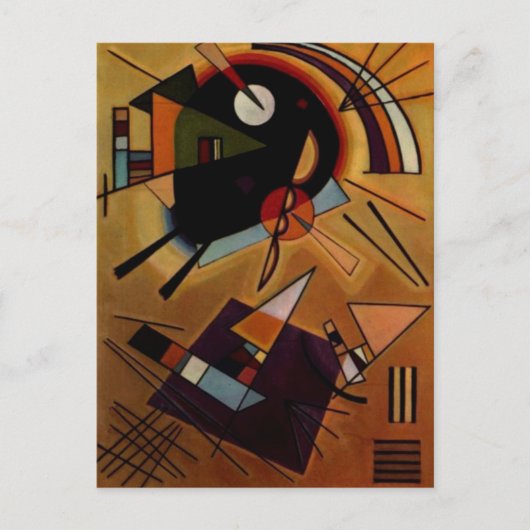 Carte Postale Violet noir Kandinsky (Devant)