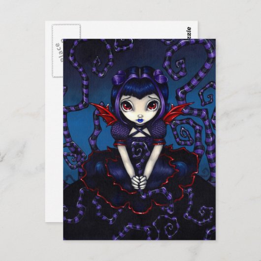 Carte postale "Violet Parfois" (Devant / Derrière)