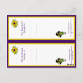 Carte postale Violet Signets (Dos)