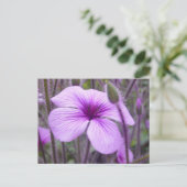 Carte Postale Violet subtil (Debout devant)