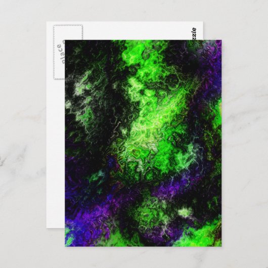 Carte Postale Violet verdoyant (Devant / Derrière)