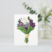 Carte Postale Violets vintages d'amour (Debout devant)