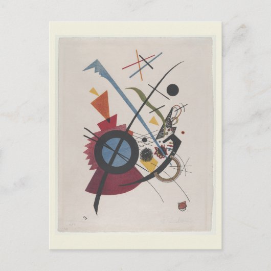 Carte Postale Violett (1923) de Wassily Kandinsky, Art moderne (Devant)